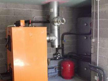 Chaudière bi-énergie de marque MORVAN